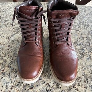 Worn men’s Cole Haan 11.5M brown boots